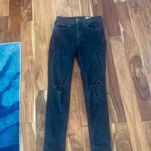 Rag & Bone high rise black jeans